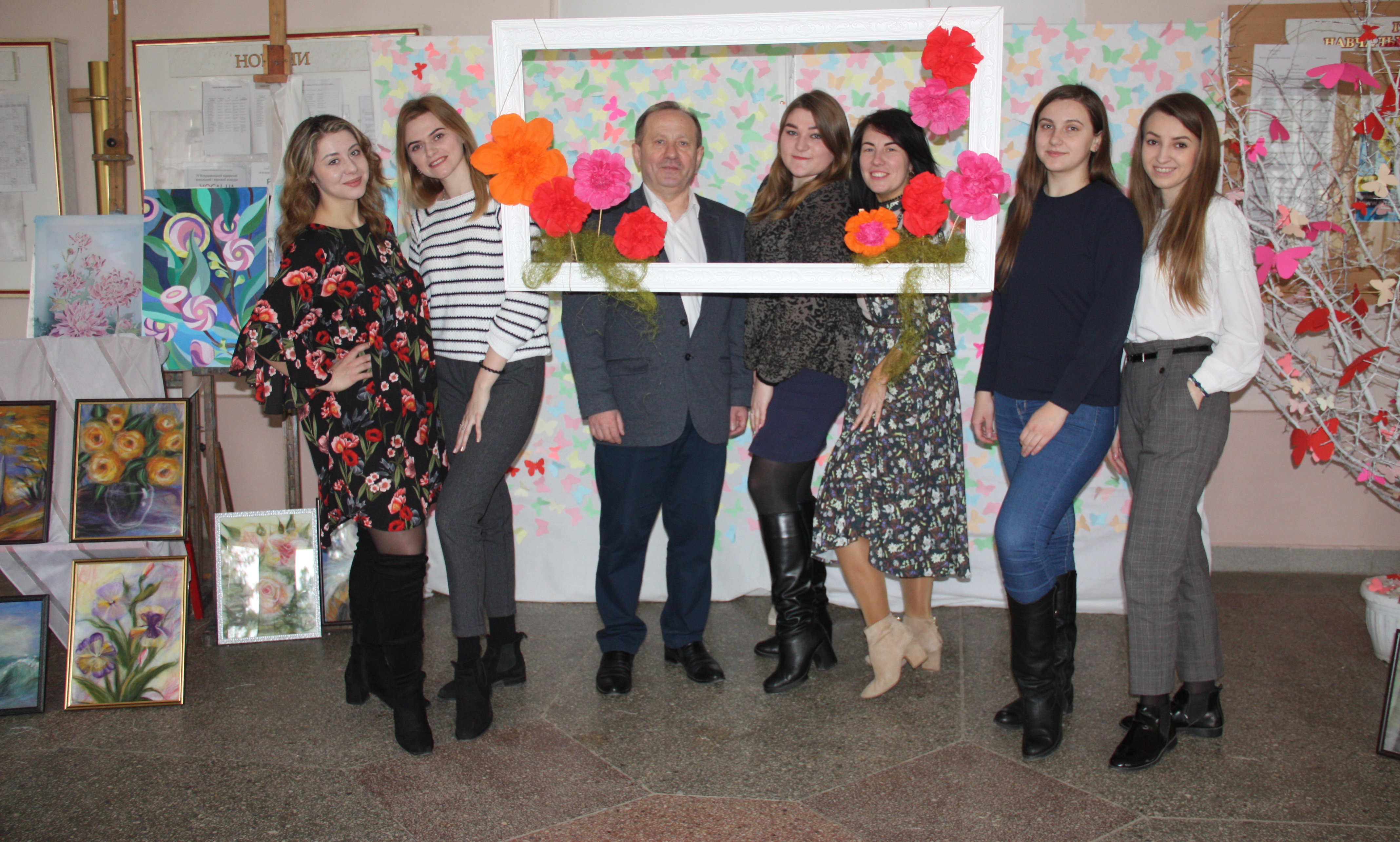 Фотозона від студентів факультету педагогіки і психології